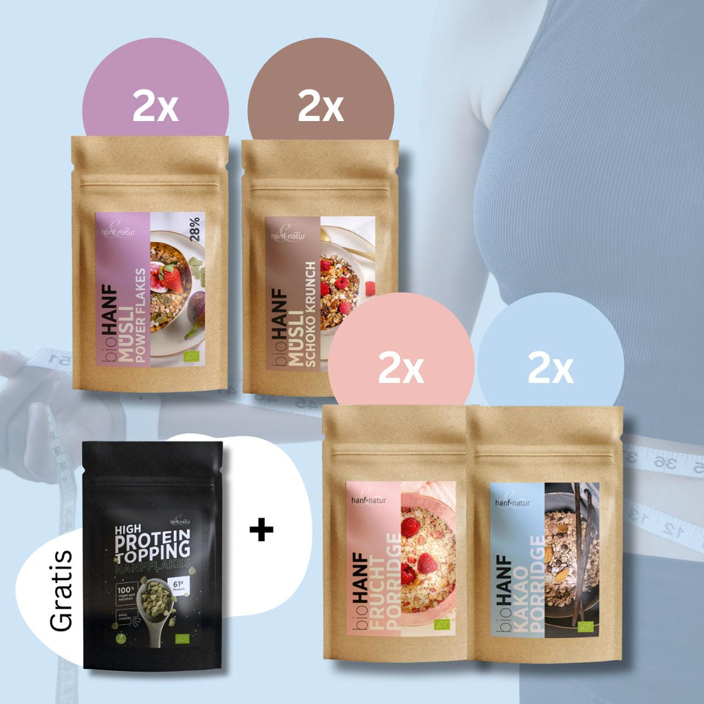 Hanf-Frühstück Paket zum Probieren