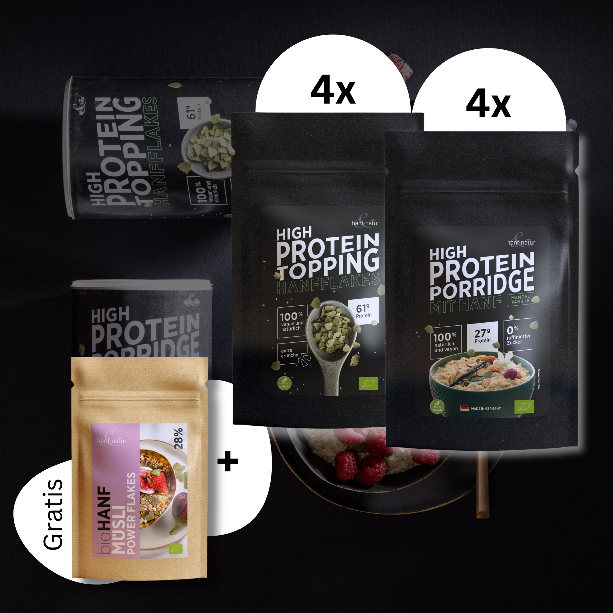 High-Protein Frühstück Probierpaket