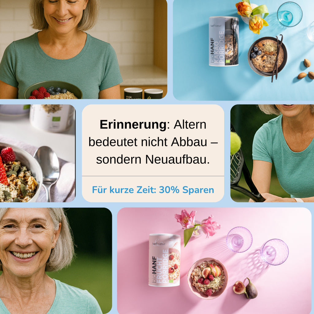 Hanf-Frühstück Probierpaket - kostenloser Versand mit Code: Versand100