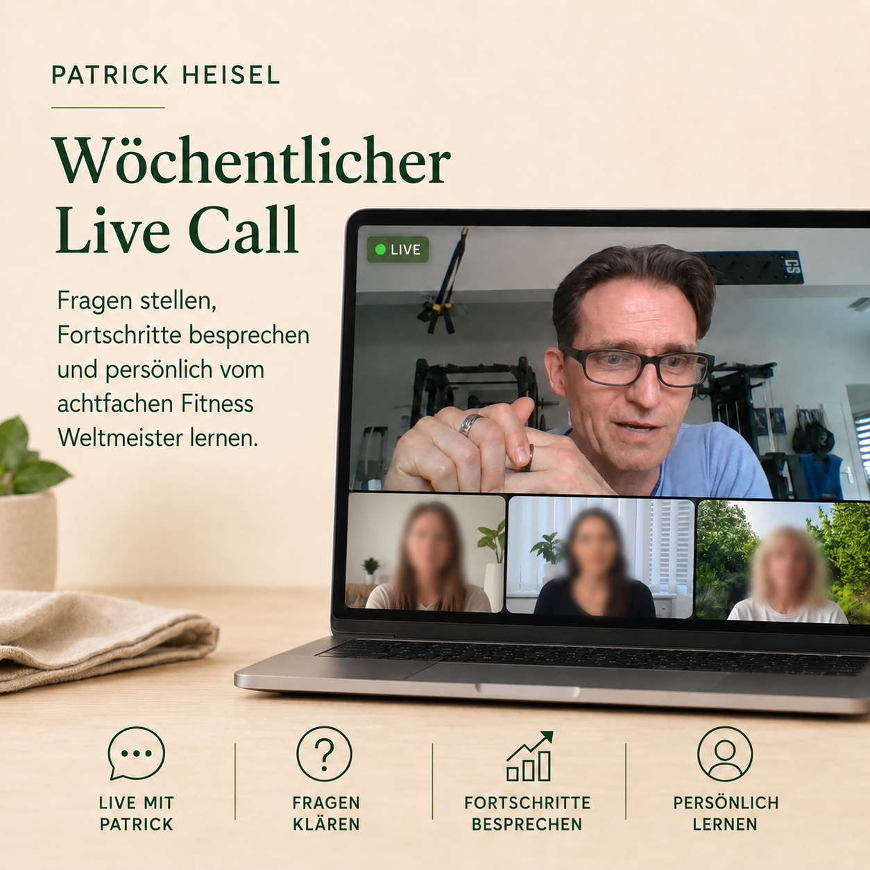 Vitalbox – 21 Tage Abnehm-Programm mit 8x Fitness Weltmeister Patrick Heisel
