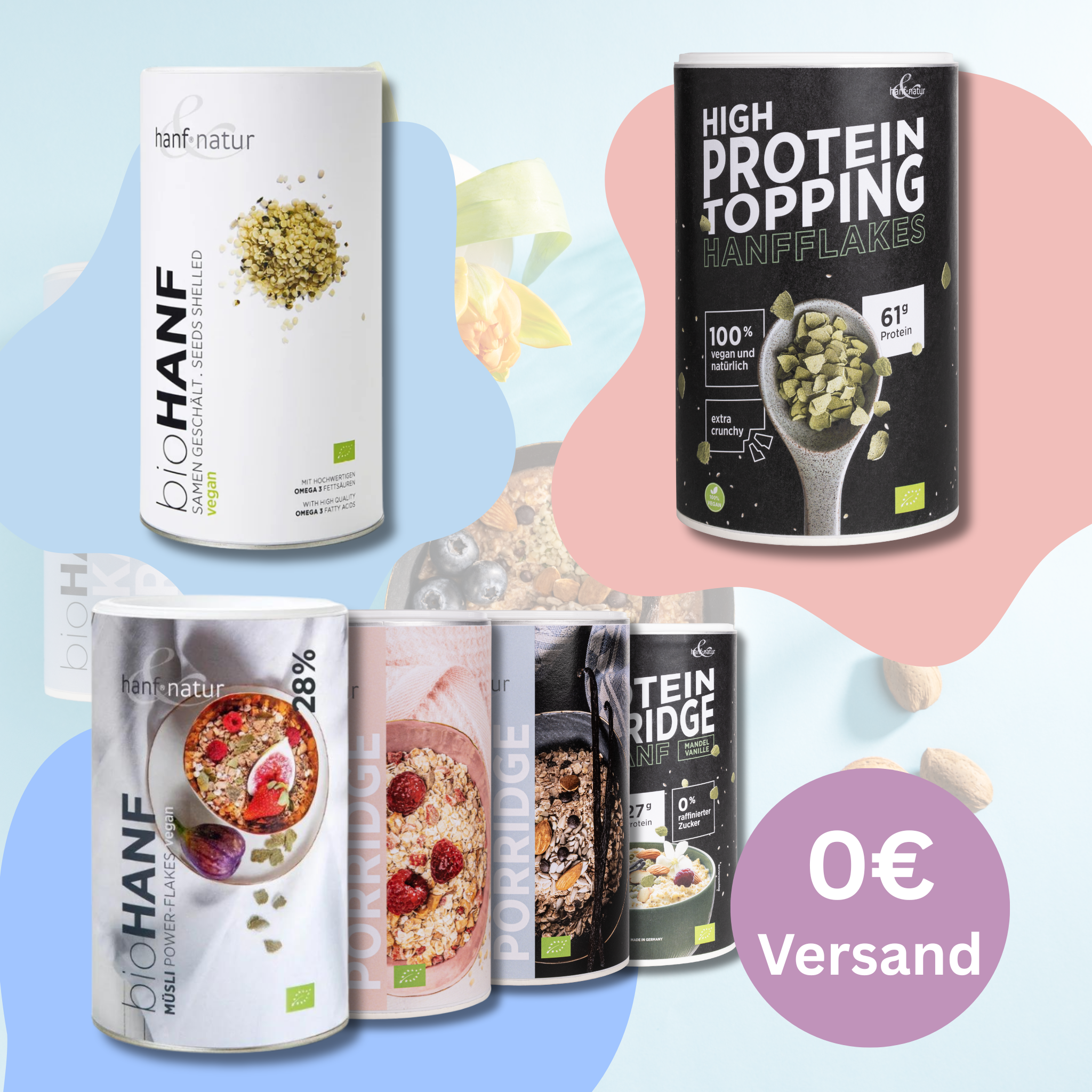 Hanf-Frühstück Starter Box – 20% Rabatt mit dem Code "Starter20"