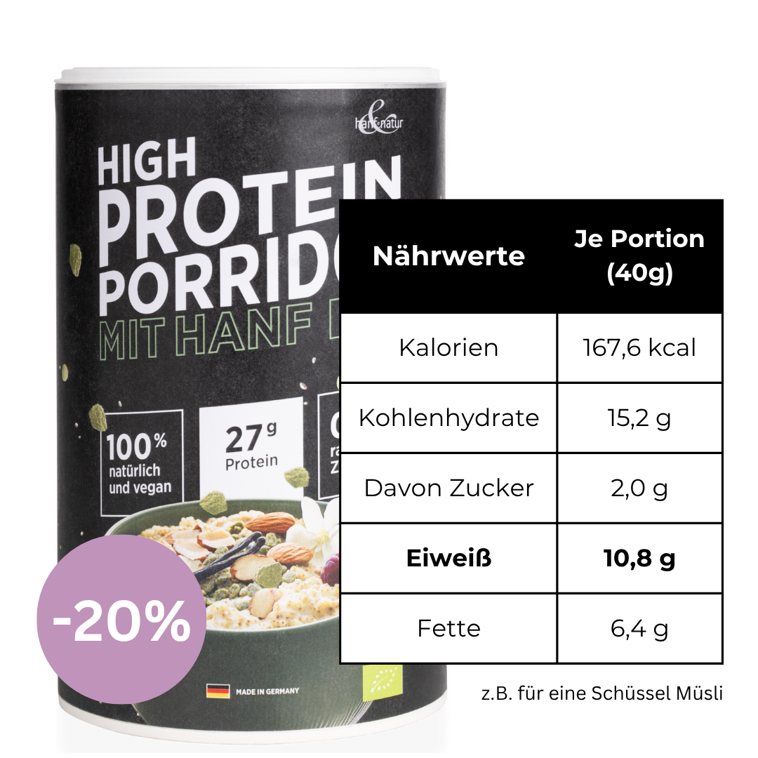 Protein Hanf-Porridge 500g