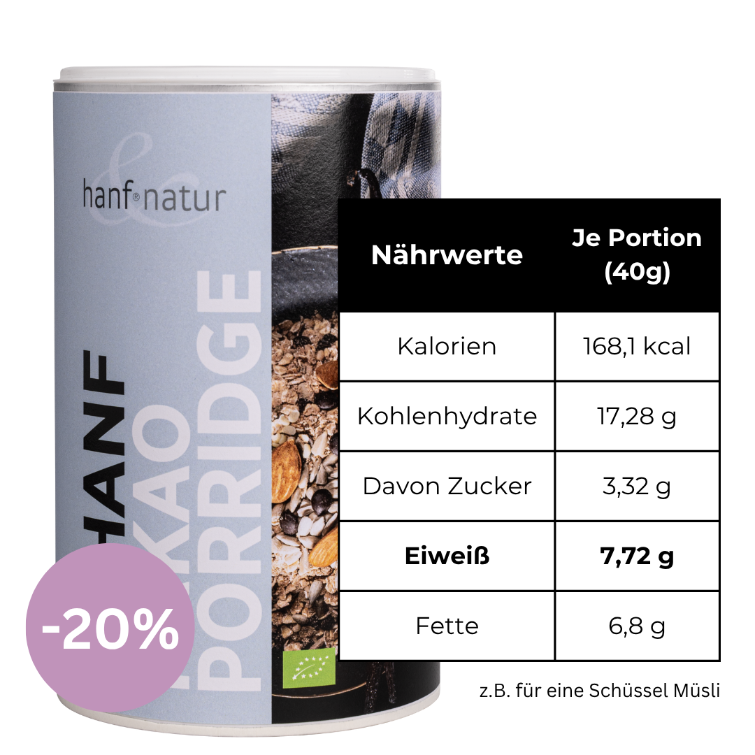 Kakao Hanf-Porridge 500g