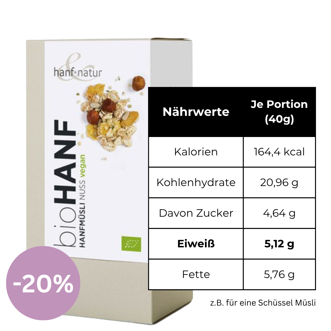 Nuss Hanf Müsli 400g