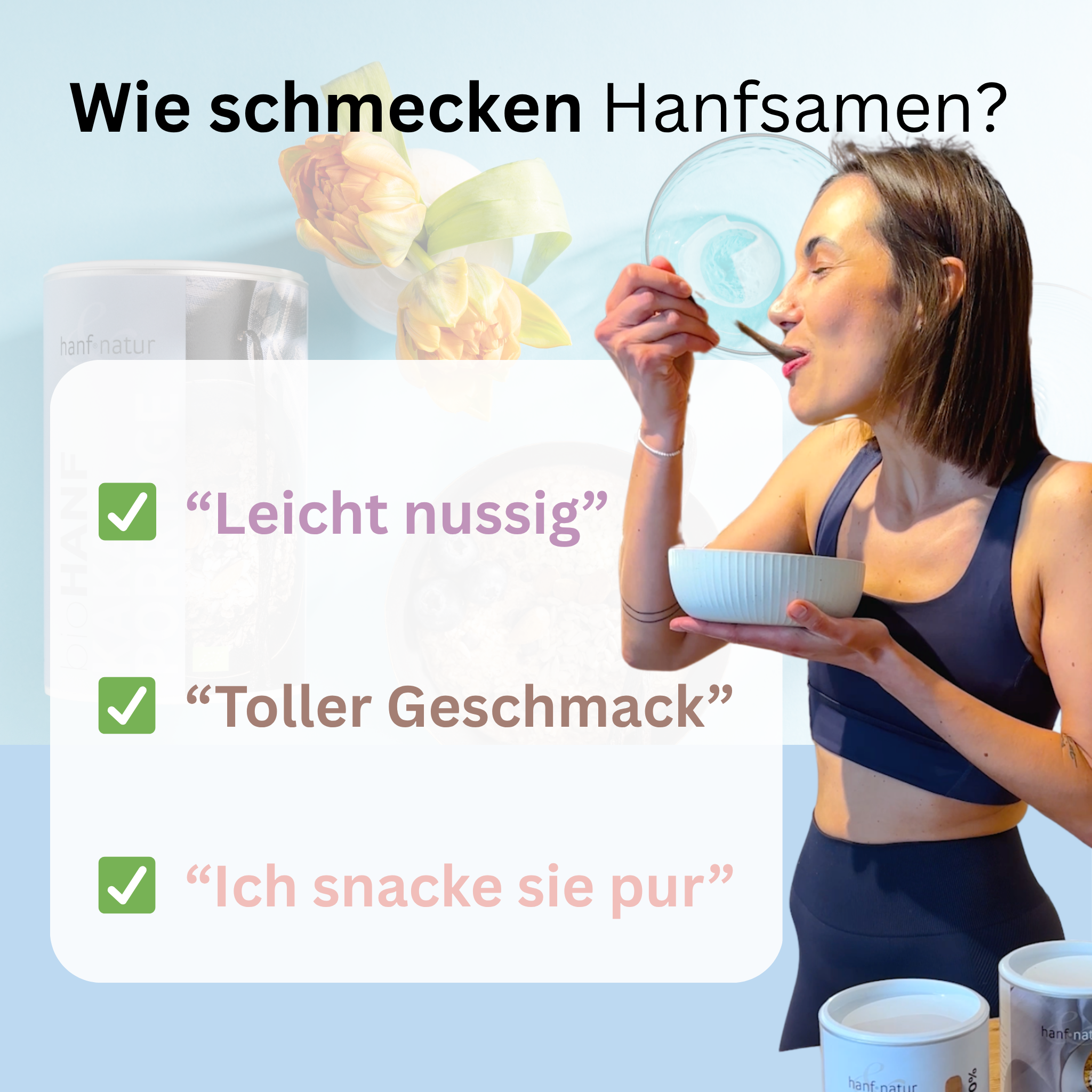 Hanf-Frühstück im Probierpaket